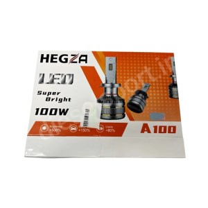 هدلایت پایه H7 سفید جفت برند Hegza مدل A100