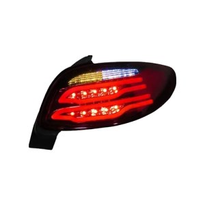 چراغ خطر عقب اسپرت پژو 206 طرح S500 قرمز دودی جفت برند NGCo